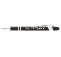 USC Trojans Black Laser Ellipse Pen w/ Stylus